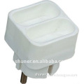 Shuner French travel adapter with European plug